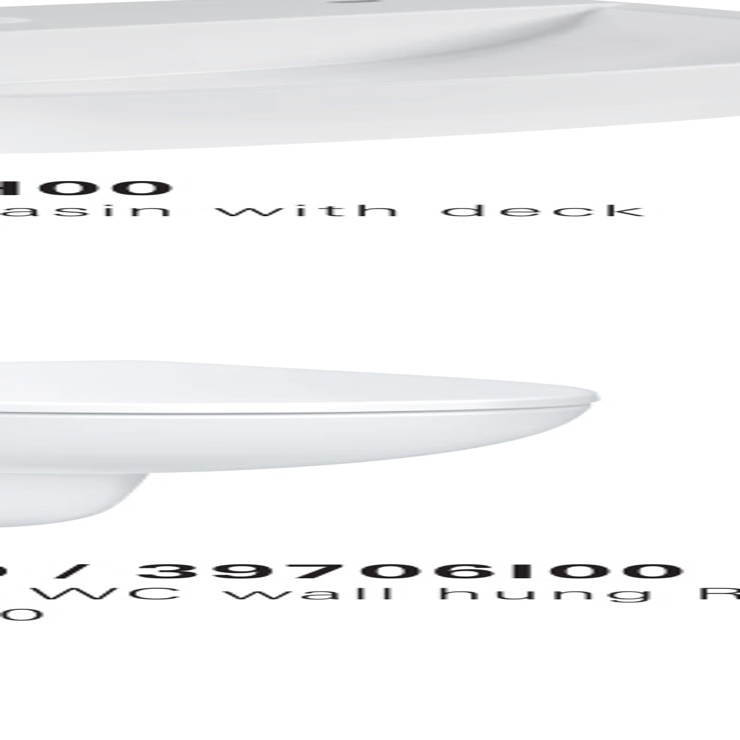 Bau Ceramic WC Wall Hung Rimless