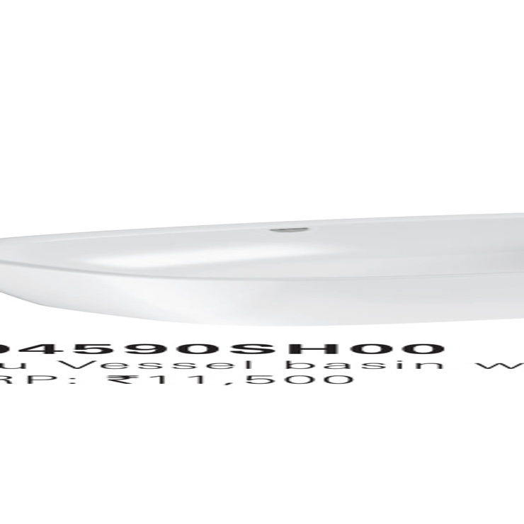 Bau Ceramic Washbasin Wall Hung 55cm